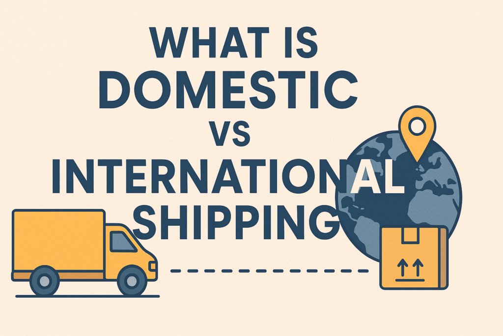 domestic vs international shipping